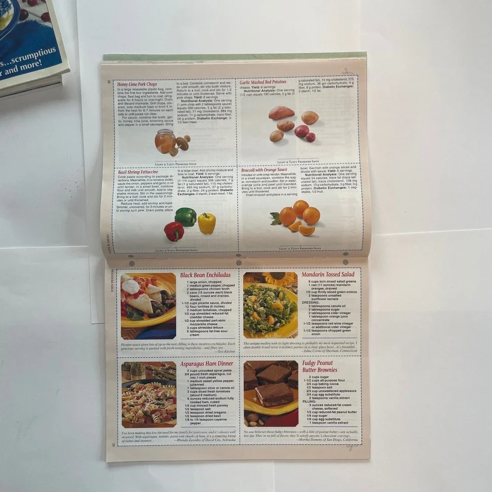 Taste of Home Light & Tasty Magazine Lot 25 Issues 2001-2006 Cooking Inspration